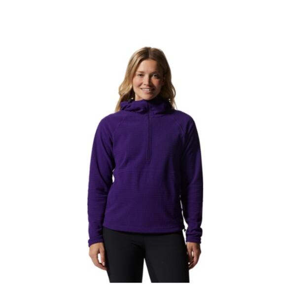 Mountain Hardwear Summit Grid Half Zip Hoodie - Picture 2 of 12
